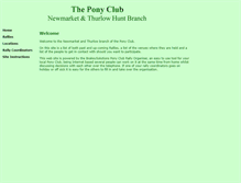 Tablet Screenshot of ponyclub.brakeysolutions.co.uk